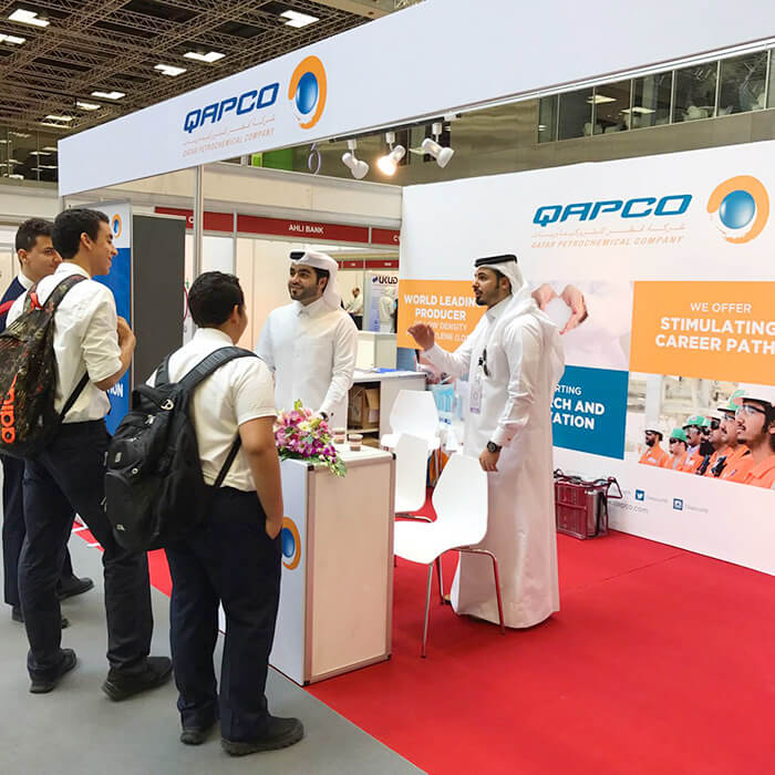 QAPCO Participates at 7th Qatar International Universities Fair