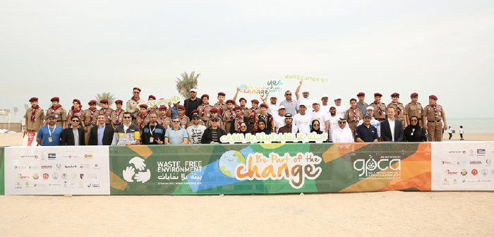 نجاح قوي بمشاركة المجتمعي المحلي النسخة القطرية من “حملة بيئة بلا نفايات” 2018