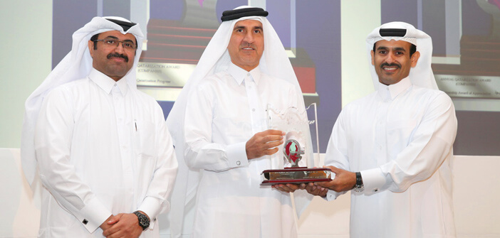 قطر للبتروكيماويات (قابكو) تنال جائزة التميز السنوية للتقطير للسنة الخامسة